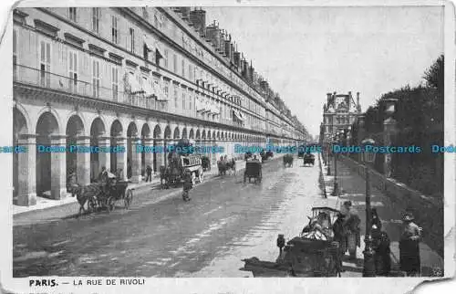 R146612 Paris. Die Rue de Rivoli