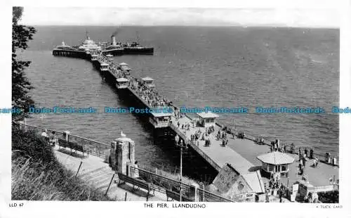 R145289 Der Pier. Llandudno. Tuck. RP