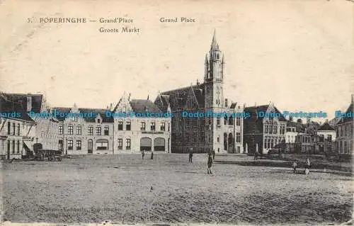 R147883 Poperinghe. Grand Place. E. Le Deley. Nr. 3