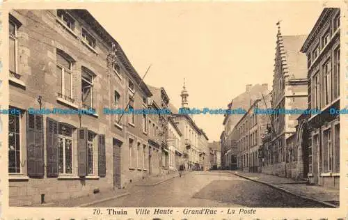 R145292 Thuin. Oberstadt. Grand Rue. Die Post. Leon Willame. Nr. 70