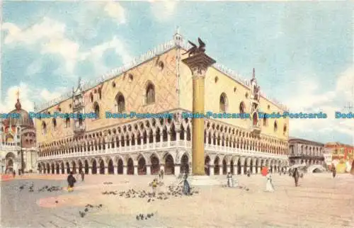 R146624 Venedig. Dogenpalast. A. Kroketten