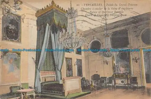 R146105 Versailles. Palast des Großen Trianon. Schlafzimmer der Königin von England