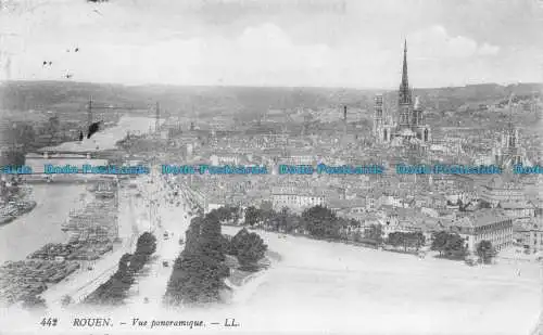 R146120 Rouen. Panoramablick. LL. Nr. 442