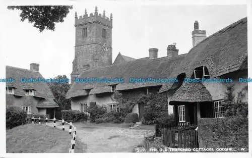 R146660 Die alten strohgedeckten Cottages. Godshill. I.W. Nigh. Nr. 5177. RP