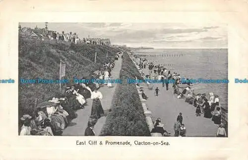 R146661 East Cliff and Promenade. Clacton auf See