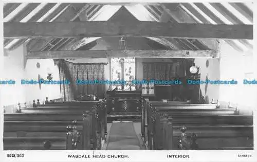 R147394 Wasdale Head Church. Innenraum. Sankeys