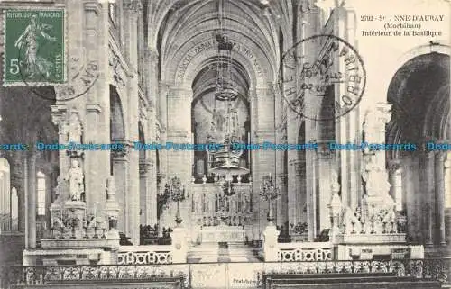 R146143 St. Anne d Auray. Innenraum der Basilika