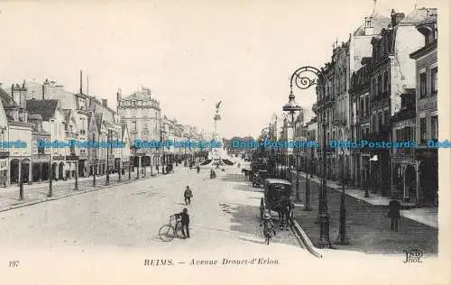 R147936 Reims. Avenue Drouet d Erlon. ND. Nr. 197