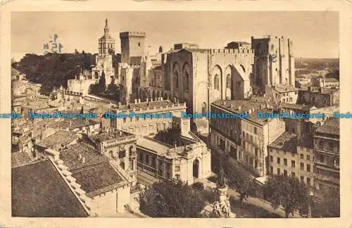 R146148 Avignon. Papstpalast. Südküste. 1949