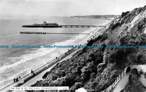 R147410 Der Pier- und Zickzackpfad. Bournemouth. RP. 1959