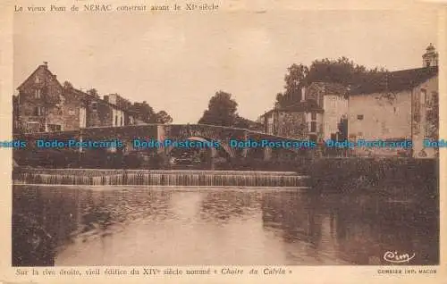 R146155 Die alte Brücke von Nerac vor dem 11. Jahrhundert erbaut