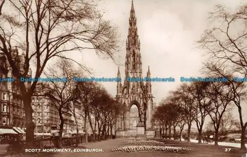 R147420 Scott Monument. Edinburgh. RP. 1959