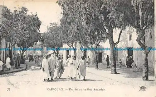 R147952 Kairouan. Eingang zur Rue Saussier. ND. Nr. 76