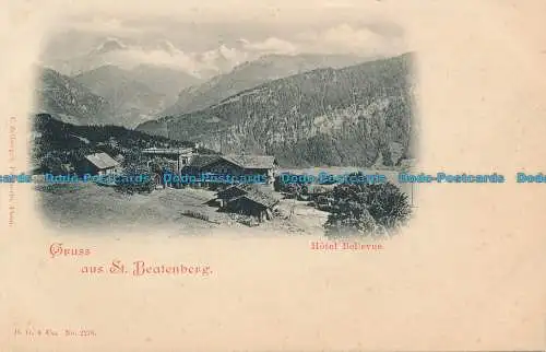 R146164 Gruss aus St. Beatenberg. Hotel Bellevue