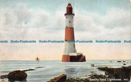 R145367 Leuchtturm mit Strandkopf. 1909