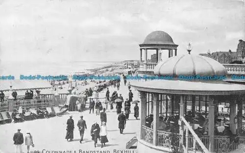 R145382 Kolonnade und Bandstand Bexhill. Lachs. 1923