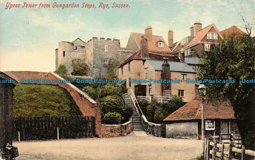 R146196 Ypern Tower von Gungarden Steps. Rye Sussex. 1908