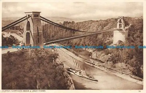 R146197 Clifton Hängebrücke und Leighholz