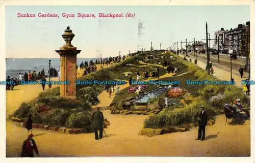 R147990 Versunkene Gärten. Gynn Square. Blackpool. 1936