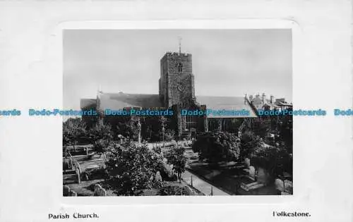 R147460 Pfarrkirche. Folkestone. Davidson Bros. RP