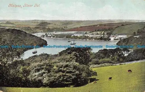 R146205 Malpas. River Fal. Valentinstag