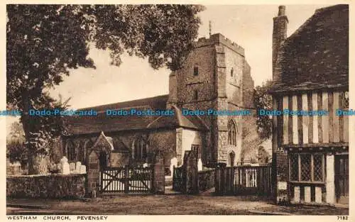 R146757 Westham Kirche. Pevensey. Lachs. Nr. 7182