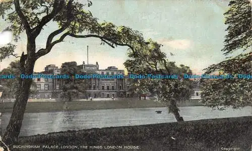 R147498 Buckingham Palace. London. Das Kings London House. G.D. und D. Der Stern