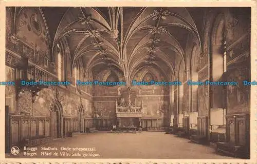 R147511 Brügge. Rathaus. Gotischer Raum. Ern. Thill. Nels