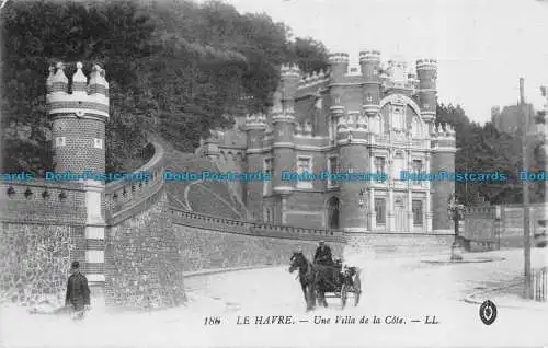 R148053 Le Havre. Eine Villa an der Küste. LL. Nr. 186