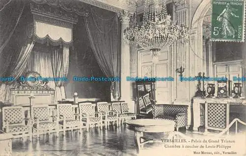 R146794 Versailles. Palast des Grand Trianon. Schlafzimmer von Louis Philippe