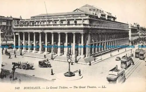 R148060 Bordeaux. Das große Theater. LL. Nr. 143