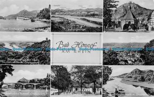 R147530 Dan Honnef am Rhein. Multi-View. Karl Rud. Bremer