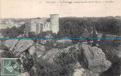 R146802 Klippe. Das Schloss mit Blick auf den Berg Myra. ND. Nr. 13