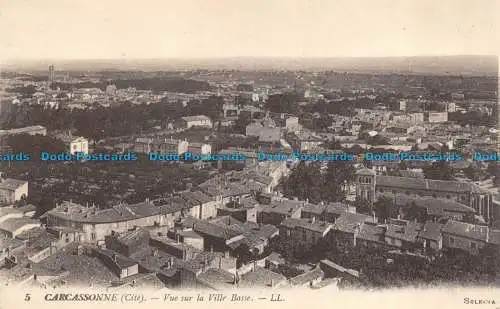 R147546 Carcassonne. Blick auf die Unterstadt. LL. Nr. 5