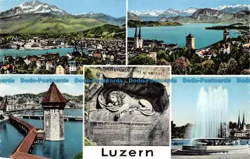 R147555 Luzern. Multi-View. Photoglob. 1956