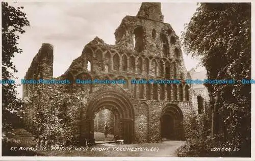 R147574 St. Botolphs Priory. Westfront. Colchester. Valentinstag. Nr. 220464. RP