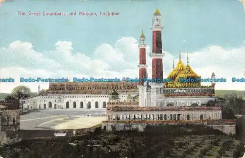 R146857 Die große Emambara und Moschee. Lucknow