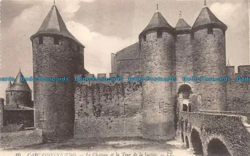 R148136 Carcassonne. Das Schloss und der Turm der Gerechtigkeit. LL. Nr. 16