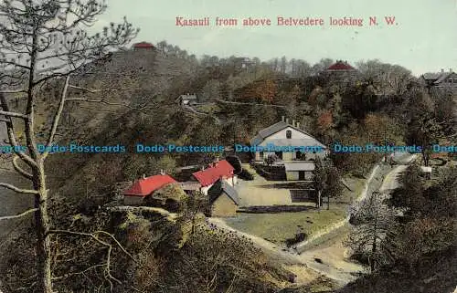 R146881 Kasauli von oben Belvedere Looking N.W. Moorli Dhur