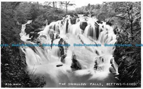 R147630 Die Schwalbenfälle. Bettws Y Coed. A.W.H