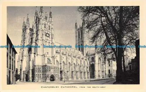 R147655 Canterbury Cathedral aus dem Südwesten. Tuck