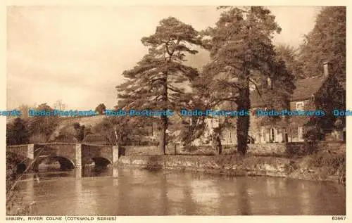 R146952 Bibury River Colne. Cotswold. Photochrom. Nr. 82667