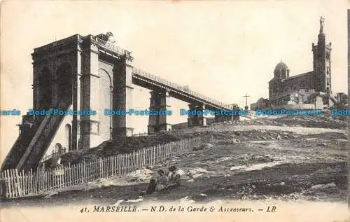 R147741 Marseille. N.D. der Garde und Aufzüge. LR. Nr. 41