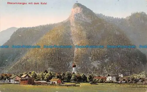 R148277 Oberammergau mit dem Kofel. Franz Kayer