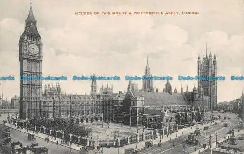 R147743 Houses of Parliament und Westminster Abbey. London