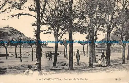 R148280 San Sebastian. Eingang der Concha. M.D.Nr. 10