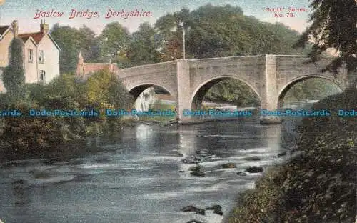 R147019 Baslowbrücke. Derbyshire. Scott