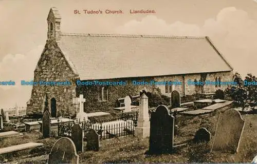 R147021 Kirche St. Tudnos. Llandudno. 1909