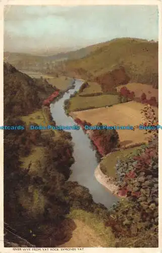 R147025 River Wye von Yat Rock Symonds Yat. 1951