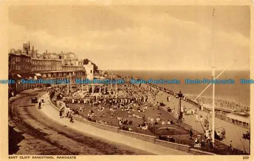 R148316 East Cliff Bandständer. Ramsgate. A.H. und S. Paragon. Nr. 209